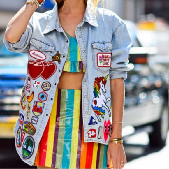 Set of 4 Embroidered Sticker Patches - Picture 6 of 7